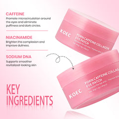 PDRN Pink Collagen Caffeine Eye Patch