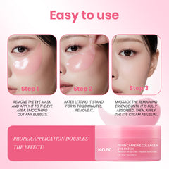 PDRN Pink Collagen Caffeine Eye Patch
